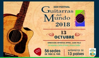 Se viene el XXIV Festival Guitarras del Mundo 2018